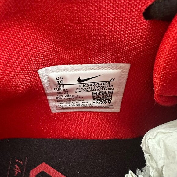 ⭐Nike Zoom Freak 2 Bred Sz 11.5 Women Basketball Shoes Sneakers Black CK5424-003 - Picture 10 of 10